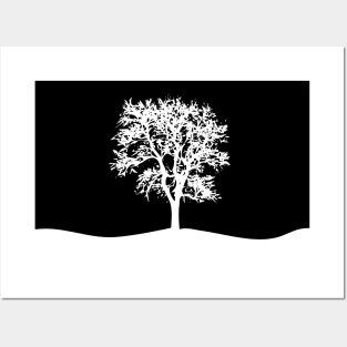 White Winter Tree Posters and Art